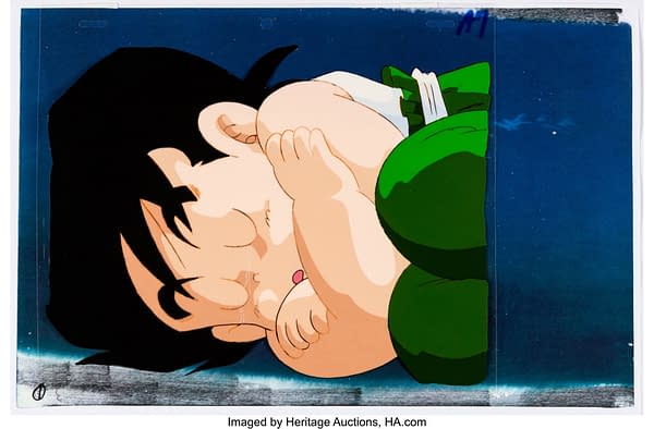 Dragon Ball Z Gohan Production Cel. Credit: Heritage Auctions