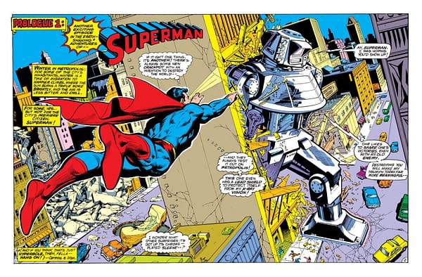 Interior preview page from Superman vs The Amazing Spider-Man #1 Facsimile Edition