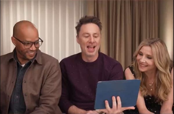 Scrubs Stars Braff, Faison & Chalke Reflect Their First Scene Together