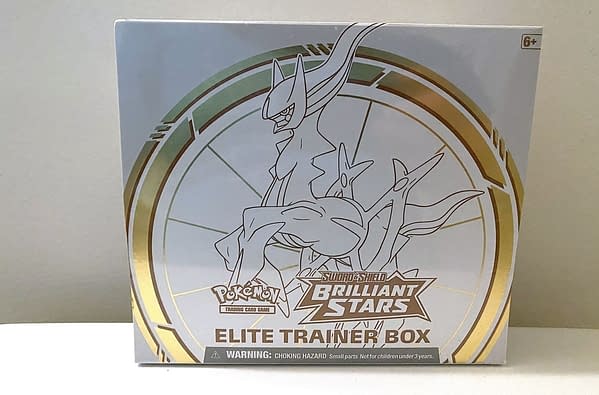 Sword & Shield - Brilliant Stars Elite Trainer Box. Credit: Pokémon TCG