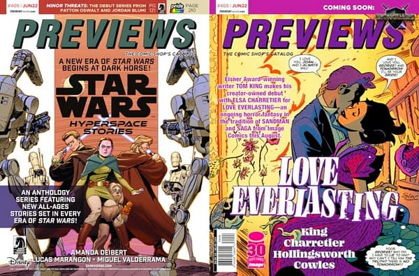 Star Wars & Love Everlasting On Next Week's Previews Covers