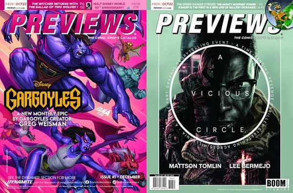 Disney's Gargoyles & A Vicious Circle On Next Week's Previews Cover