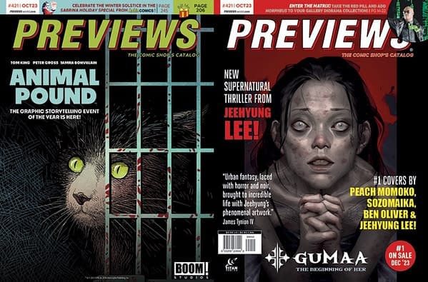 Animal Pound & Gumaa On The Covers Of Next Week's Diamond Previews