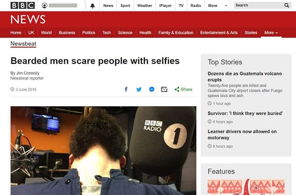 Kieron Gillen's Beard Makes BBC News
