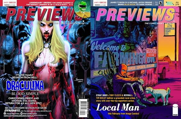 Local Man & Draculina On Cover Of Next Week's Previews