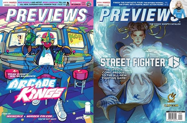 Arcade Kings & Street Fighter 6 On Next Week's Diamond Previews Covers