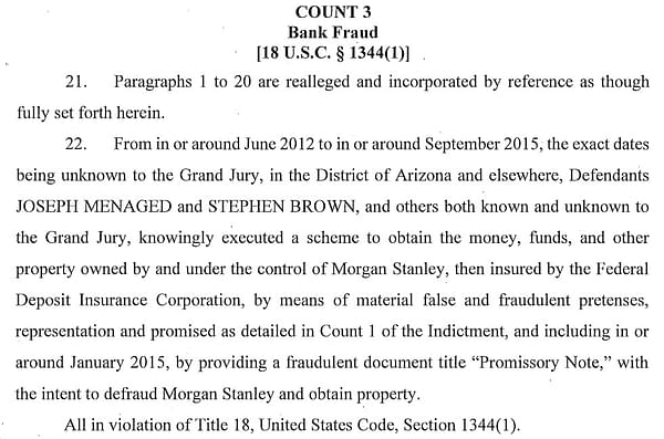 IDW Board Member Stephen Brown Indicted for Bank Fraud