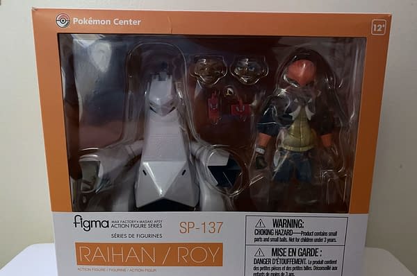 Pokémon Center figma Raihan figure. Credit: Theo Dwyer