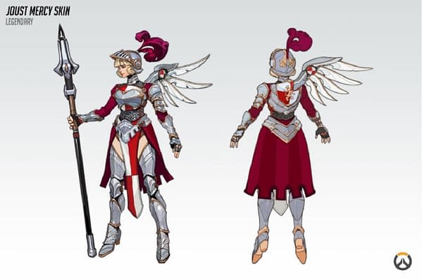 Mercy Receives New Royal Knight Outfit In Overwatch