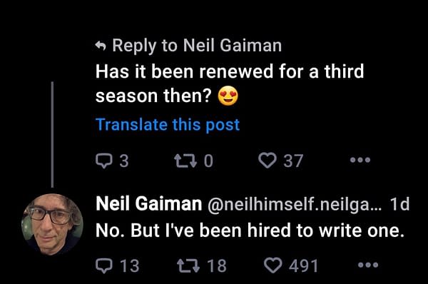 The Sandman Season 2, Good Omens 3: Neil Gaiman Offers Quick Updates