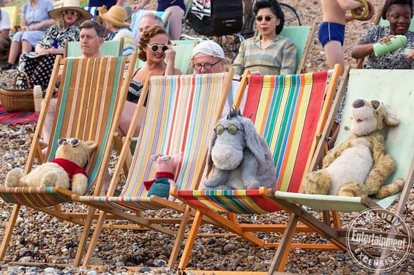Pooh, Piglet, Eeyore and Tigger Sunbathe In New 'Christopher Robin' Image