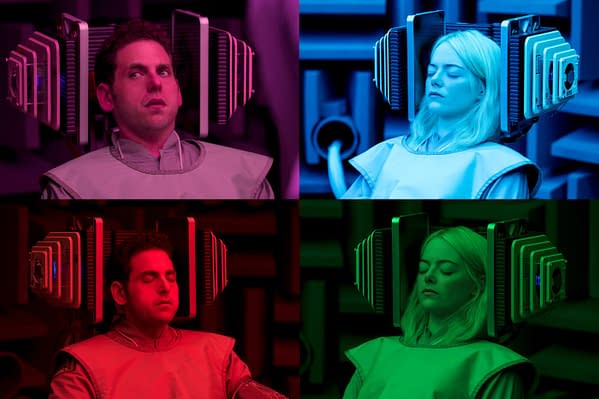 In Netflix's Official 'Maniac' Trailer, Jonah Hill and Emma Stone Just Can't Stop Finding Each Other