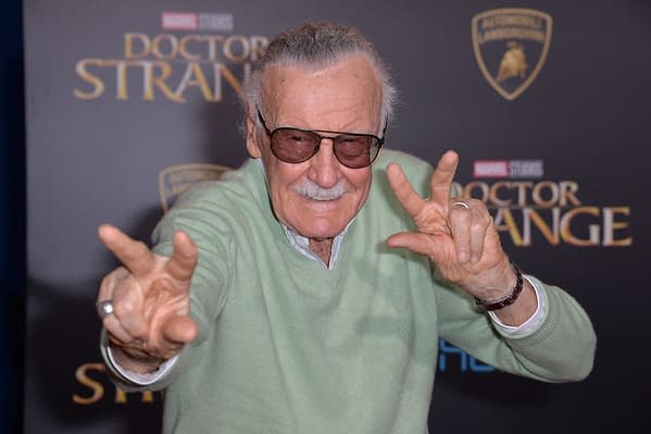 Stan Lee at the world premiere of Marvel Studios' "Doctor Strange" at the El Capitan Theatre, Hollywood. Editorial credit: Featureflash Photo Agency / Shutterstock.com