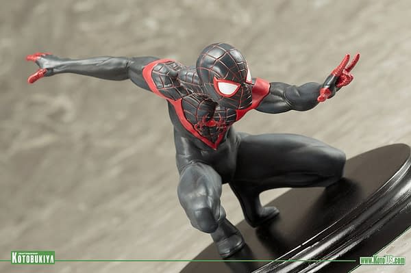 Spider-Man Miles Morales Swings on in With New Kotobukiya Statue