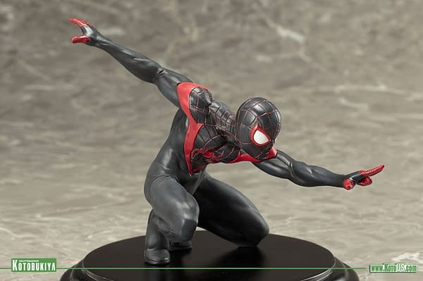 Spider-Man Miles Morales Swings on in With New Kotobukiya Statue