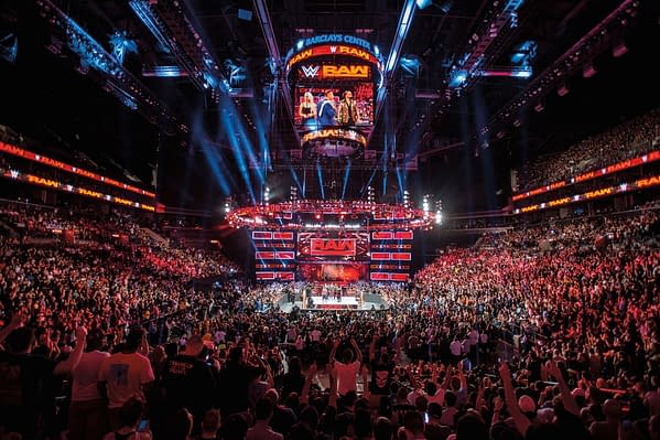 A full arena for WWE Raw in 2017. WWE's fortunes have changed since then, even before the pandemic, but with live events taboo for so long, they might just fill the arena again.