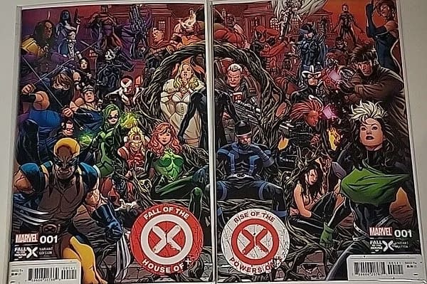 Fall Of The House Of X #1 and The Rise Of The Powers Of X #1 by Mark Brooks