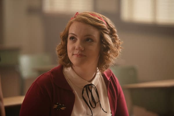 Riverdale -- Chapter Three: Body Double-- Image Number: RVD109a_0270.jpg -- Pictured: Shannon Purser as Ethel Muggs -- Photo: Diyah Pera/The CW -- Ã‚Â© 2017 The CW Network. All Rights Reserved