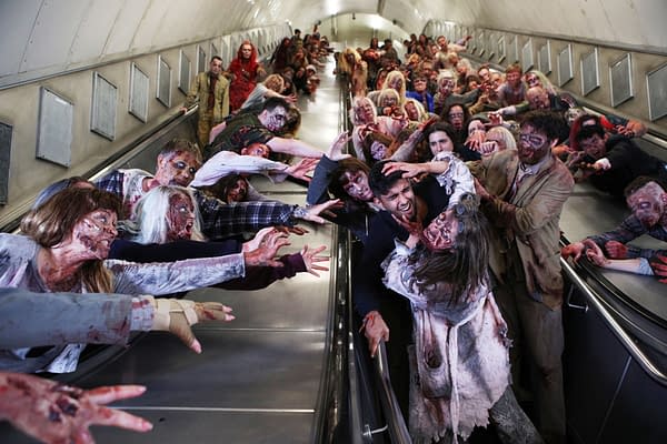 53 Shots And Video Of The Walking Dead Zombie March Through Old London Town&#8230;