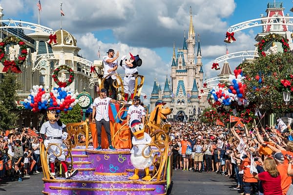 Houston Astros Celebrate Their Win In Disney World