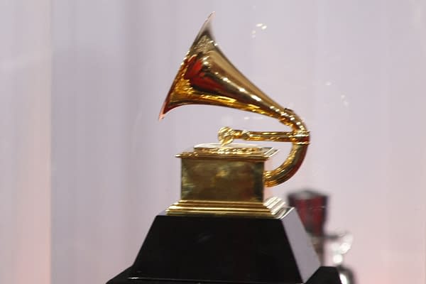 Grammy statue, photo by Joe Seer/Shutterstock.com.