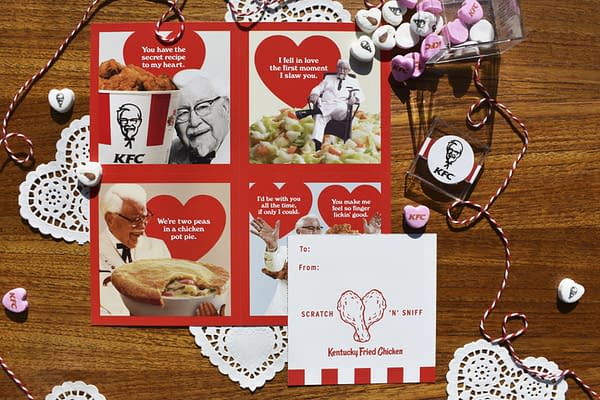 Nerd Food: KFC's The Colonel Vies for My Love this Valentine's Day