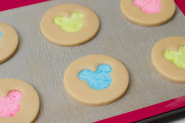 mickey mouse stained glass cookies
