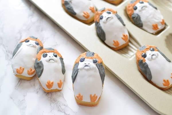 porg madeleine cookies