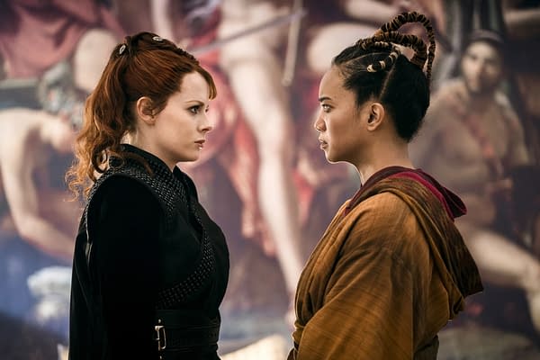 The Widow and Bajie Face Off in "Into the Badlands" (EXCLUSIVE VIDEO)
