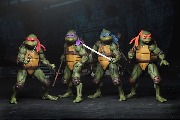 Sdcc 2018 NECA Exclusive TMNT 1990 Figure Set 4