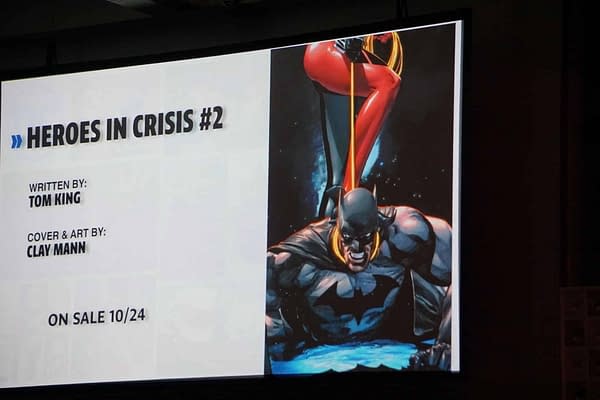 Harley Quinn Strangles Batman with Wonder Woman's Lasso of Truth on Cover  to Heroes in Crisis #