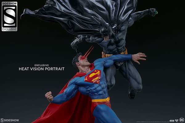 Superman Vs Batman Diorama Statue Sideshow 16