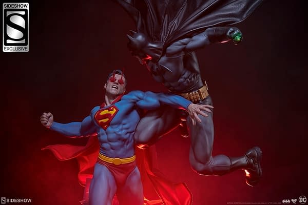 Superman Vs Batman Diorama Statue Sideshow 17
