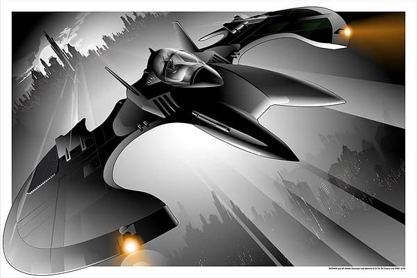Batman 89 Batwing Poster by Craig Drake Mondo