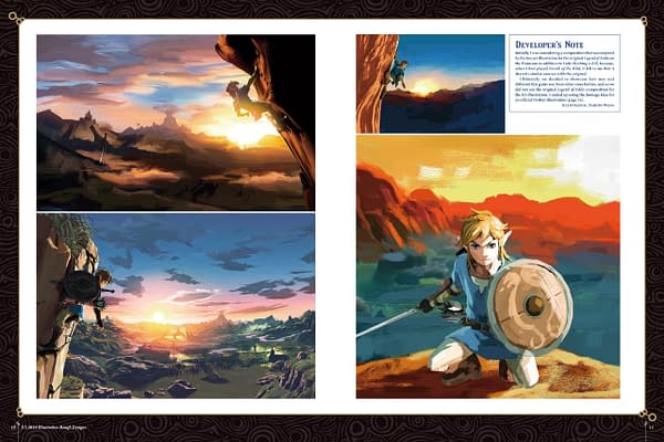 Dark Horse Comics Reveals Images from New Breath of the Wild Book