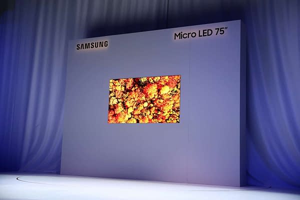 Samsung Unveils a 75" 4K Modular Micro LED Display at CES