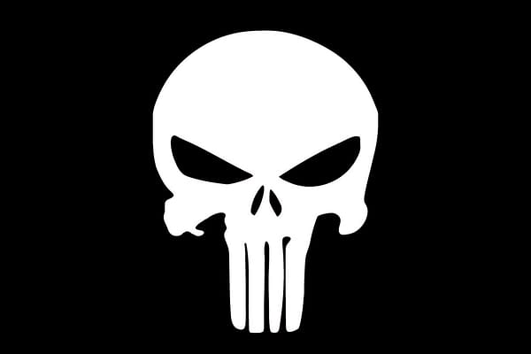 Punisher skull logo, courtesy of Marvel