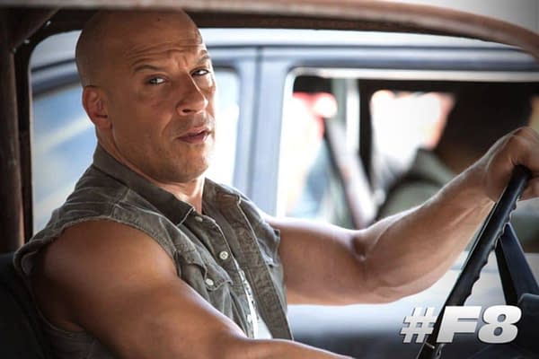 Vin Diesel as Dom in Fate of the Furious / Fast 8.