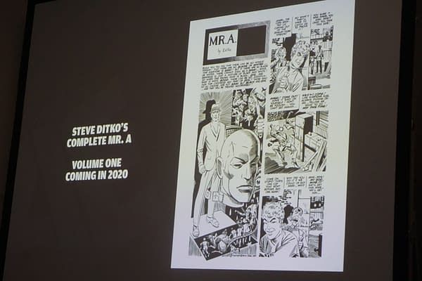 IDW Artist's Edition SDCC 2019 Panel, oh and Steve Ditko