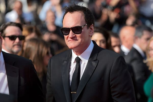 Quentin Tarantino attends the premiere of the movie 