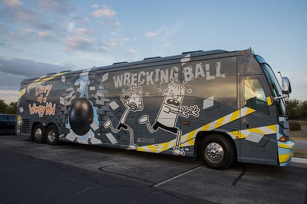 Jeff Kinney Taking Diary of a Wimpy Kid #14: Wrecking Ball On Tour