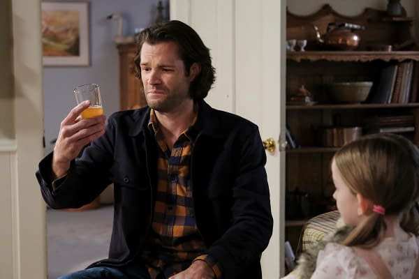 Supernatural -- "The Heroes' Journey" -- Image Number: SN1510a_0258bc.jpg -- Pictured: Jared Padalecki as Sam -- Photo: Bettina Strauss/The CW -- © 2020 The CW Network, LLC. All Rights Reserved.