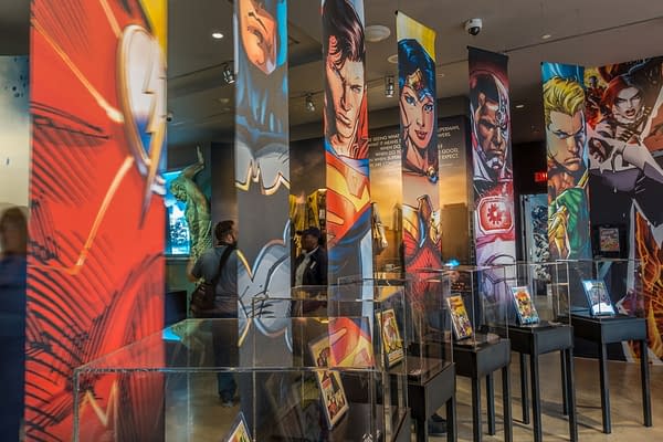 DC Comics lobby display