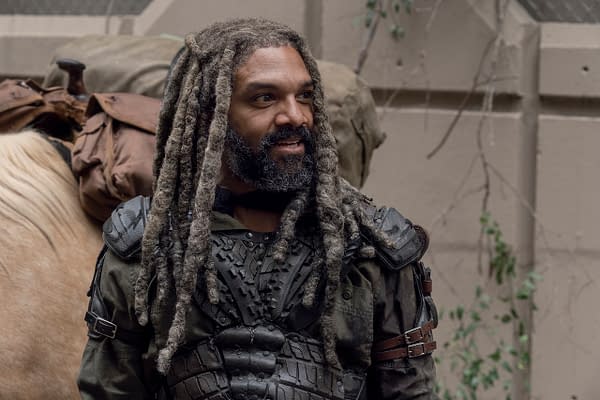 Khary Payton as Ezekiel - The Walking Dead _ Season 10, Episode 14 - Photo Credit: Jace Downs/AMC