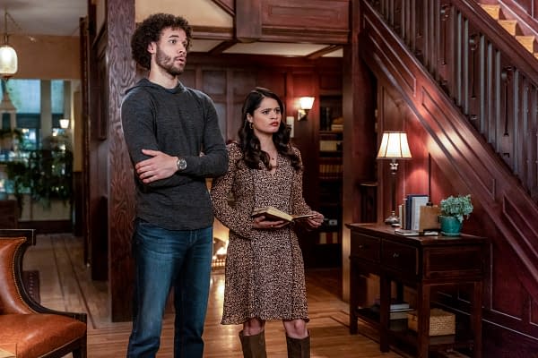 Jordan Donica's Jordan and Melonie Diaz's Melanie Vera need answers in this week's episode of Charmed, courtesy of The CW.