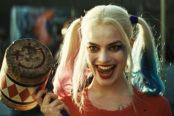 Margot Robbie as Harley Quinn in Suicide Squad (2016). Image courtesy of Warner Bros