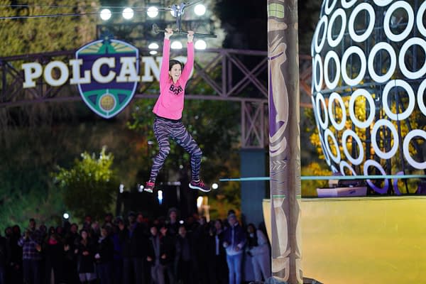 HOLEY MOLEY - "Literally Jumping the Shark" - "Holey Moley," America's favorite mini-golf competition series featuring commentators Rob Riggle and Joe Tessitore, sideline correspondent Jeannie Mai and executive producer Stephen Curry, swings into season two, THURSDAY, MAY 21 (9:00-10:00 p.m. EDT), on ABC. (ABC/Christopher Willard) MARNI VAN GROUW