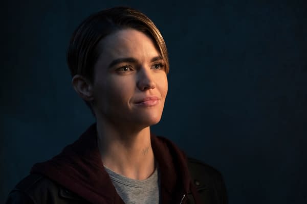 Ruby Rose as Kate Kane in Batwoman, courtesy of The CW.