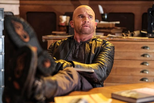 Dominic Purcell as Mick Rory/Heatwave on DC's Legends of Tomorrow, courtesy of The CW.