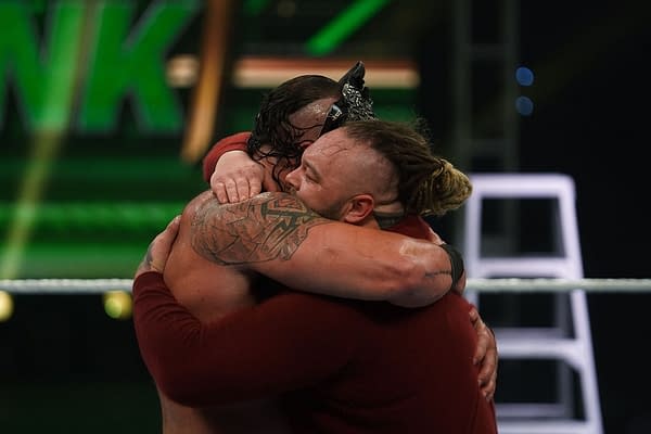 The Wyatt Family is briefly reunited at WWE Money in the Bank.